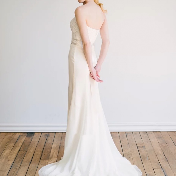 NWT: Jaclyn Jordan NYC Silk Poppy Wedding Skirt - Picture 2 of 2